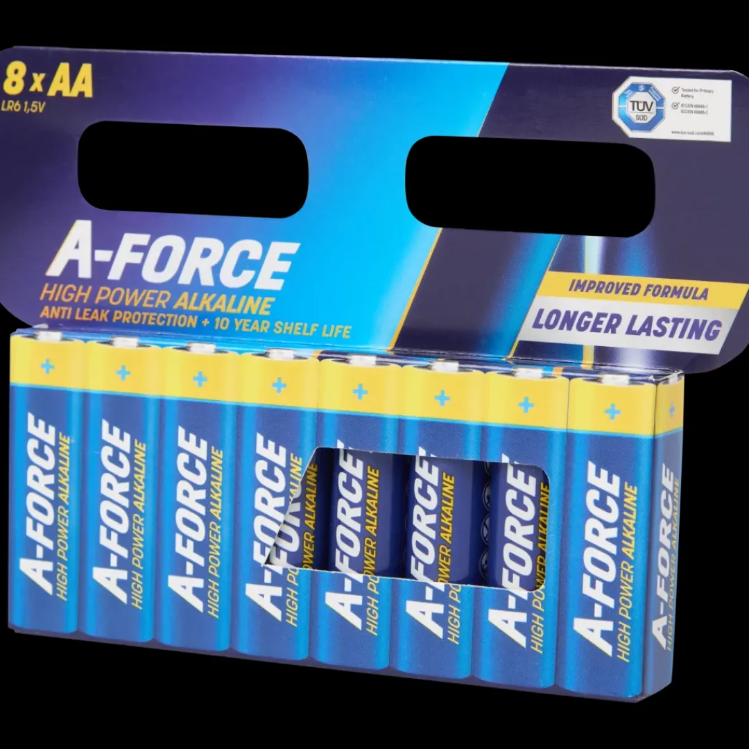 A-Force High Power Alkaline batterijen AA 8 Stuks | Action NL* Online