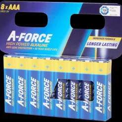 A-Force High Power Alkaline batterijen AAA 8 Stuks | Action NL* Sale