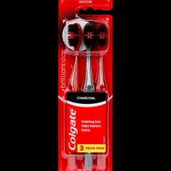 tandenborstels Charcoal | Action NL*Colgate Hot