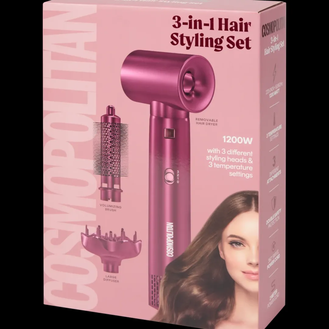 3-in-1 haarstijling set | Action NL*Cosmopolitan Clearance