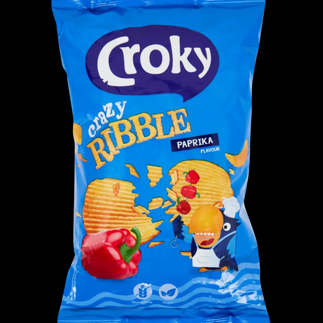 Crazy Ribble chips Paprika | Action NL*Croky Clearance