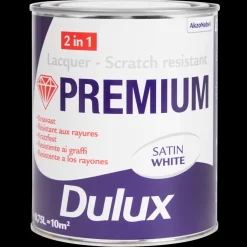 Premium acryllak satin white Wit 0.75 liter | Action NL*Dulux New