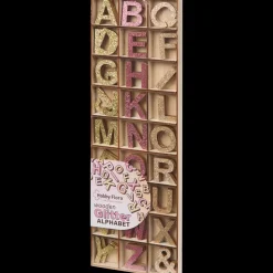 Hobby Flora houten glitter letters | Action NL* Outlet