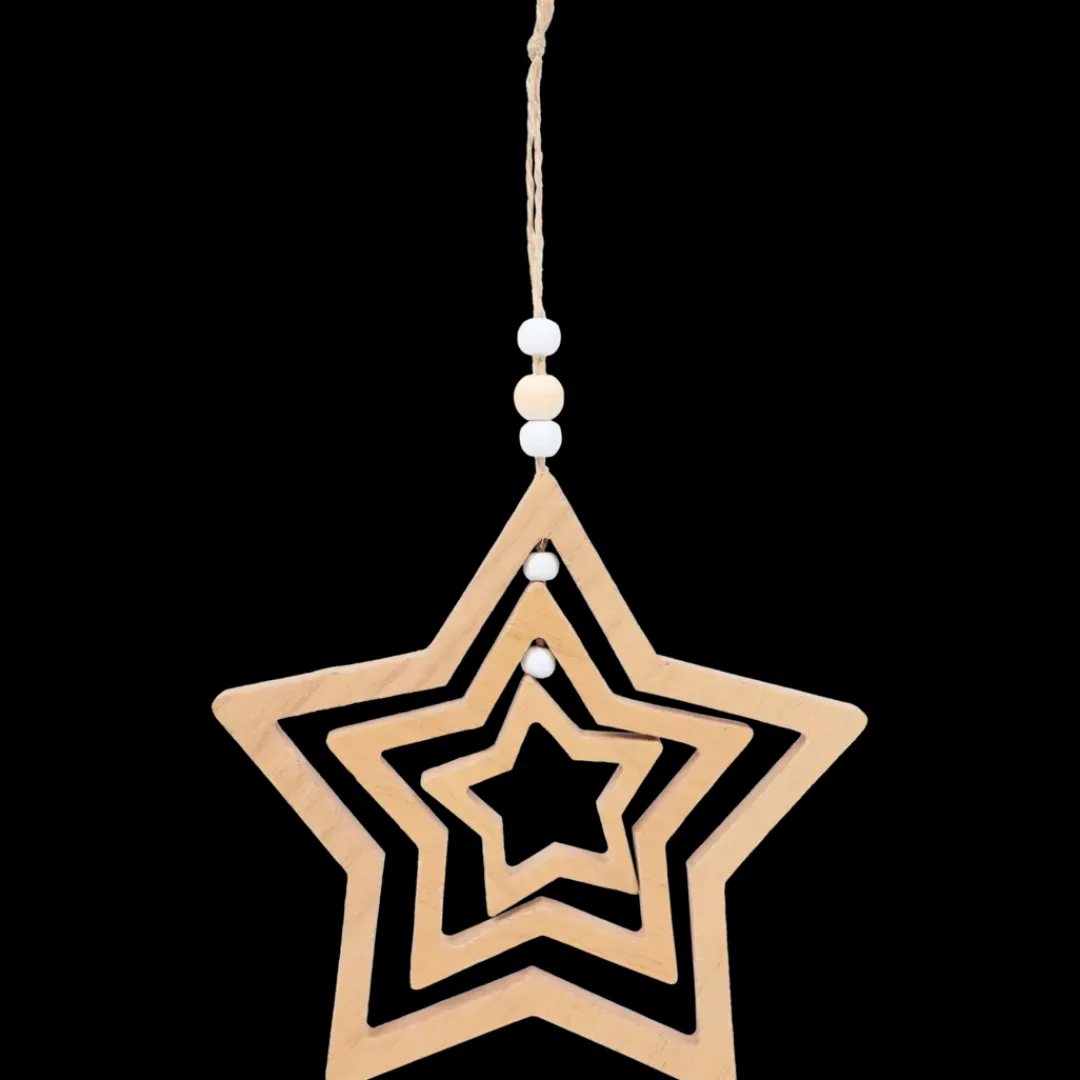 Houten kersthanger | Action NL* Clearance