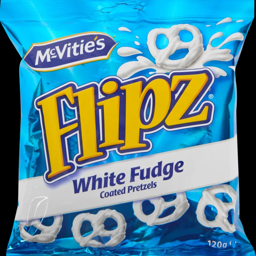 Flipz coated pretzels White Fudge | Action NL*McVitie’s Outlet