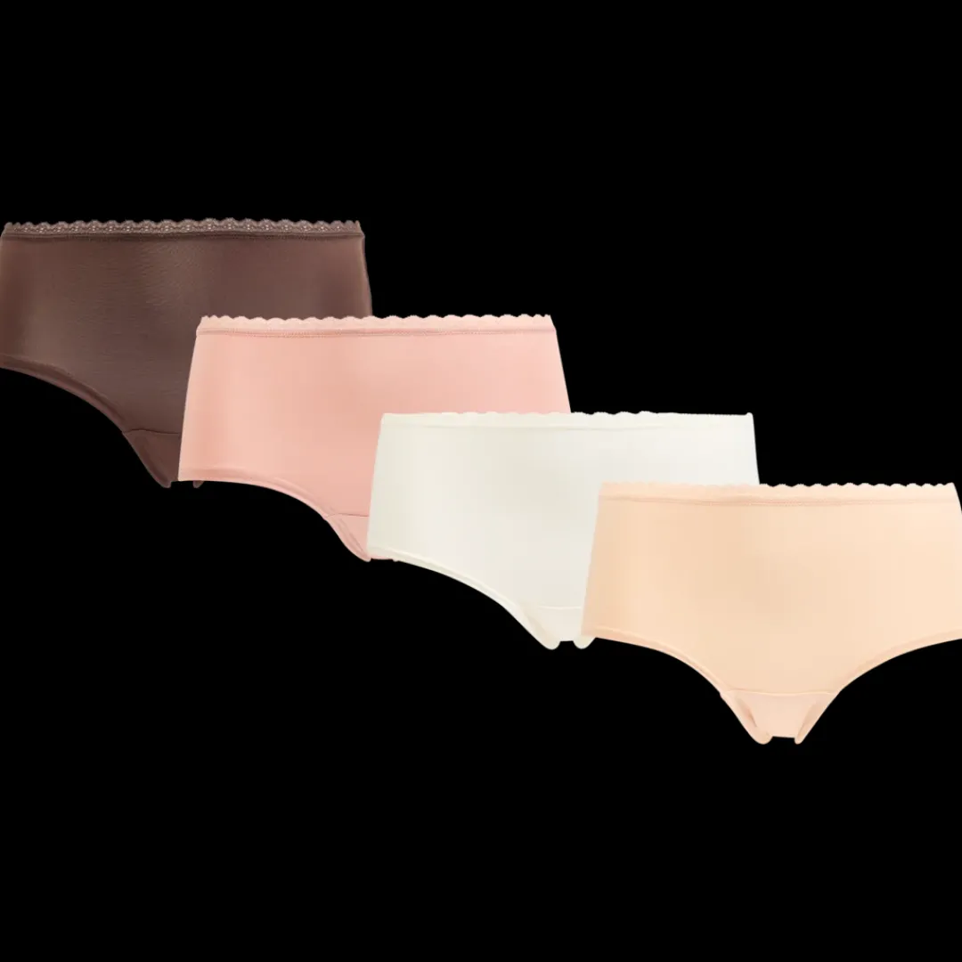 Microvezel hipsters met kant 1 Stuks | Action NL* Sale