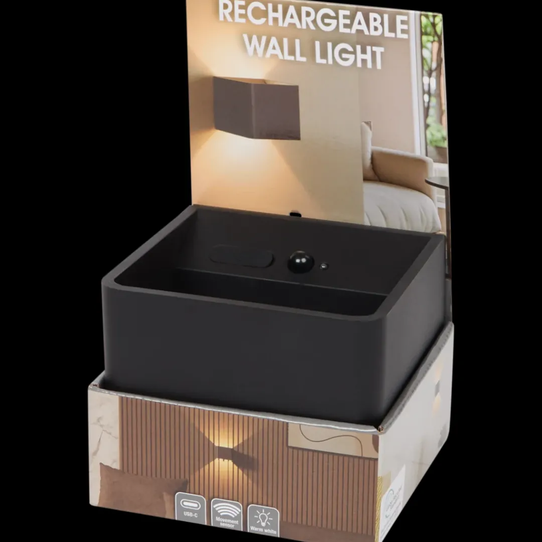 Oplaadbare led-wandlamp Kunststof | Action NL* Discount