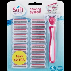 scheermes met extra mesjes | Action NL*Soft Touch Hot