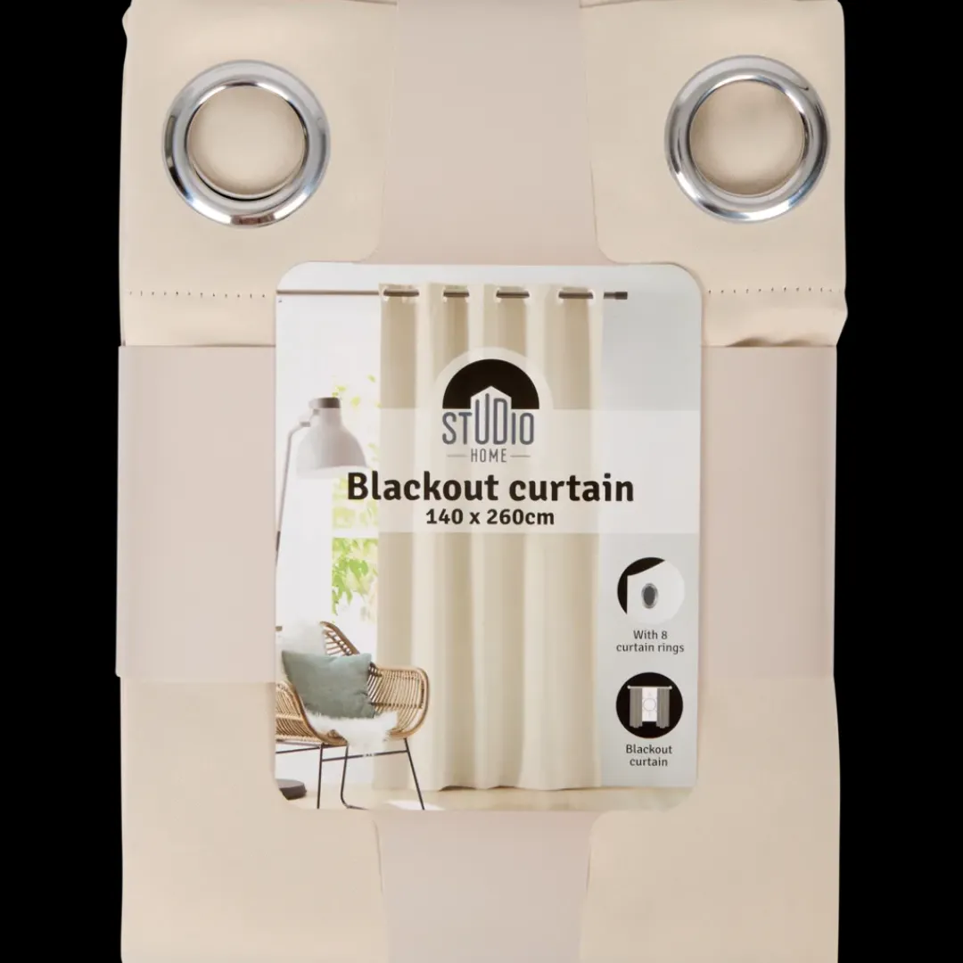 kant-en-klaar verduisterend gordijn Polyester | Action NL*Studio Home Hot